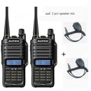 2021 nuevo 2 uds 10W 4800mah BaoFeng UV-9R plus radio bidireccional VHF UHF radio portátil cb impermeable walkie talkie uv 9R plus