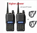 2021 nuevo 2 uds 10W 4800mah BaoFeng UV-9R plus radio bidireccional VHF UHF radio portátil cb impermeable walkie talkie uv 9R plus