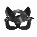 Erotic Sexy Leather women Mask Cosplay Bdsm Fetish female Halloween Masquerade Ball Fancy Cat Ears Masks Sex Toys Accessories