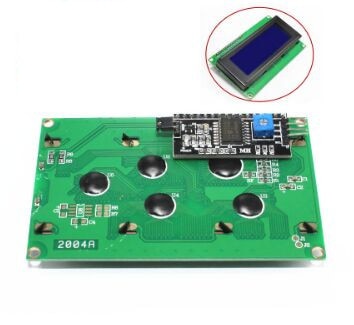 LCD2004+I2C 2004 20x4 2004A blue screen HD44780 for arduino Character LCD /w IIC/I2C Serial Interface Adapter Module