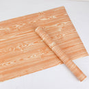 5M /10M Wood Grain Self Adhesive Wallpaper Waterproof PVC Vinyl Kitchen Wardrobe Cabinet Furniture Renovation Door Wall Sticker