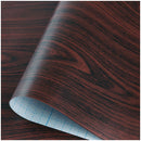 5M /10M Wood Grain Self Adhesive Wallpaper Waterproof PVC Vinyl Kitchen Wardrobe Cabinet Furniture Renovation Door Wall Sticker