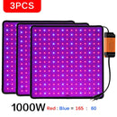 1000W LED Grow Light Panel Full Spectrum Phyto Lamp AC85-240V EU/US Plug For Indoor Grow Tent Plants Growth Light