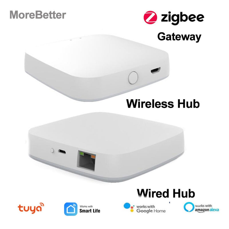 Tuya Zigbee Bridge Smart Home Zigbee Gateway Hub Fernsteuerung von Zigbee-Geräten über Smart Life APP Funktioniert mit Alexa Google Home