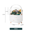 Transparent Cosmetic Storage Box Makeup Drawer Organizer Jewelry Nail Polish Make Up Container Desktop Beauty Storage Case