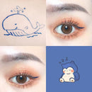 1PC Cute Matte Silver Liquid Eyeliner Long-lasting Non-smudge Waterproof Makeup White Blue Eyeliner Pen Eyes Cosmetics TSLM2