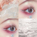 1PC Cute Matte Silver Liquid Eyeliner Long-lasting Non-smudge Waterproof Makeup White Blue Eyeliner Pen Eyes Cosmetics TSLM2