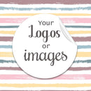 3.5/4.5/6cm Custom Sticker and Customized Logos Wedding Birthday Baptism Stickers Design Your Own Stickers Personalize Stickers