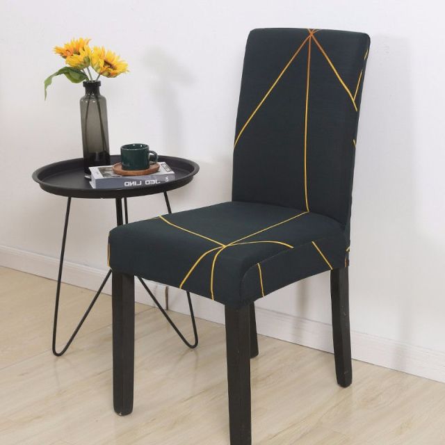 Plain Dining Chair Cover Spandex Elastic Chair Slipcover Case Stretch Seat Cover for Wedding Hotel Banquet Living Room