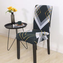 Plain Dining Chair Cover Spandex Elastic Chair Slipcover Case Stretch Seat Cover for Wedding Hotel Banquet Living Room