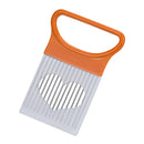 Utensilios mágicos de cocina, rebanador de cebolla, tenedor seguro, tomate, verduras, rebanador, soporte de ayuda de seguridad, herramienta para cortar patatas fritas