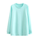 Tangada 2020 Autumn Women Terry 95% cotton suit oversized sets o neck hoodies sweatshirt shorts pants suits 6L30