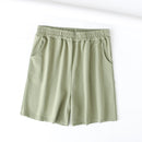 Tangada 2020 Autumn Women Terry 95% cotton suit oversized sets o neck hoodies sweatshirt shorts pants suits 6L30