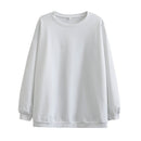 Tangada 2020 Autumn Women Terry 95% cotton suit oversized sets o neck hoodies sweatshirt shorts pants suits 6L30