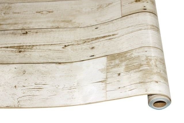 0,45*6 m/rollo de papel tapiz autoadhesivo 3D de madera para paredes rollos Mural papel de Contacto sala de estar cocina baño decoración del hogar