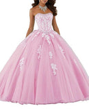 Favordear 2020 Sweetheart Applique Quinceanera 15 Years Vestidos De 15 Anos Lace Beaded Ball Gown 15 Years Party Dress
