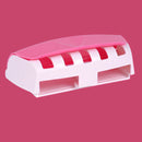 Soporte para cepillo de dientes dispensador automático de pasta de dientes conjunto a prueba de polvo Sticky Suction montado en la pared exprimidor de pasta de dientes para baño