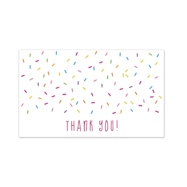 30 Stück/Pack rosa Dankeskarte für die Unterstützung der Business-Paket-Dekoration. "Herrlicher Dank"-Visitenkarte, handgefertigt mit Liebe