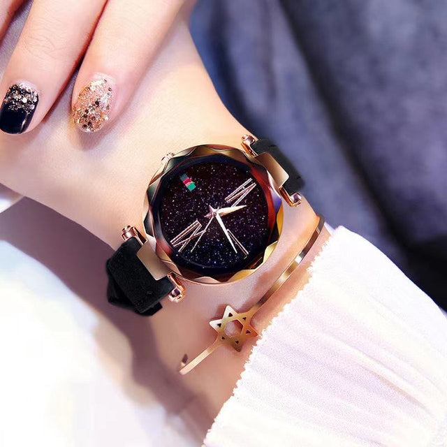 2021 relojes de marca para mujer, reloj de cuarzo cuadrado a la moda para mujer, conjunto de pulsera, esfera verde, relojes de lujo simples de malla de oro rosa para mujer