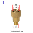 Metal Adapter Foam Nozzle Foam Generator Foam Gun High Pressure Washer Soap Foamer for Nilfisk Karcher Huter Elitech Lavor