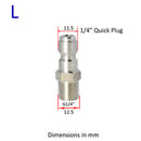 Metal Adapter Foam Nozzle Foam Generator Foam Gun High Pressure Washer Soap Foamer for Nilfisk Karcher Huter Elitech Lavor