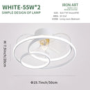 LED Ceiling Fan Lamp Modern Minimalist Ceiling Lamp Dining Room Bedroom Living Room Lamp Round Fan Light