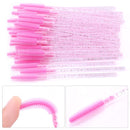 Disposable Silicone Gel Eyelash Brush Comb Mascara Wands Eye Lashes Extension Tool Professional Beauty Makeup Tool For Women