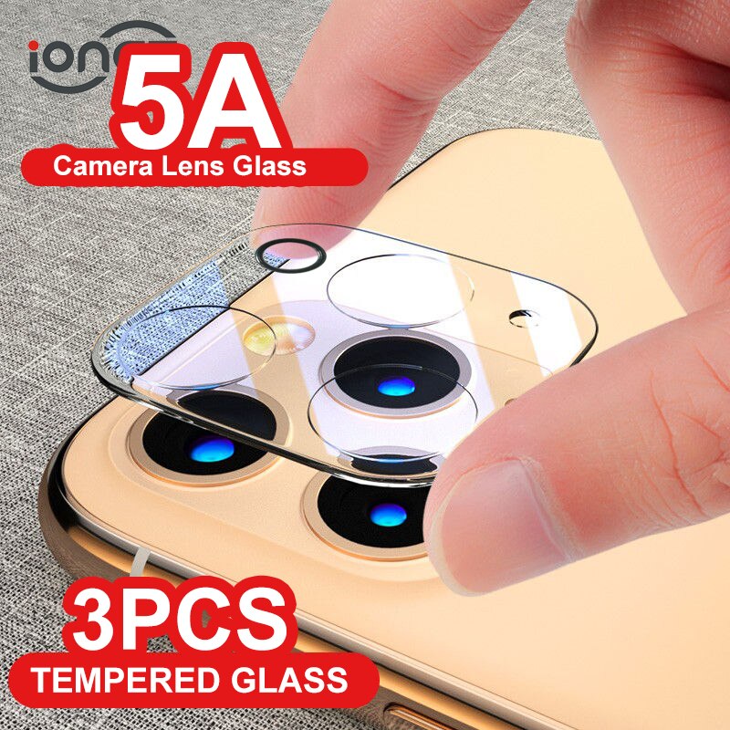 Cristal de lente de cámara 5A para iPhone 12 Pro protector de cámara Pantalla en iPhone 11 protector de cámara 12 mini Max vidrio templado