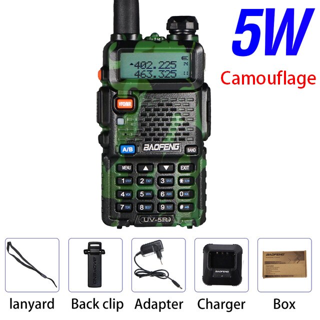 Baofeng UV 5R Walkie Talkie 10km Real 8W Two-way Radio UV-5R Portable Ham Radio UV5R Walkie-talkie FM Transceiver Amateur Radio