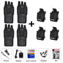 2/4PCS Original Baofeng BF888S Walkie Talkie 5W BF-888S 6KM Portable Two Way Radio Transmitter UHF Transceiver BF 888S Intercom