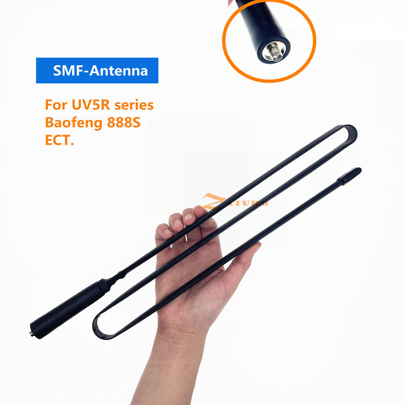 2021 New Arrival Tactical SMA-F Foldable Antenna baofeng VHF UHF For CS Fighting Hunting Walkie Talkie Baofeng UV-5R 82 BF-888S
