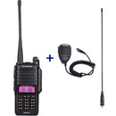 Dropshipping Baofeng 9R Plus Waterproof IP67 Walkie Talkie High Power CB Ham 50 20 Km Long Range UV9R Portable Two Way Radio