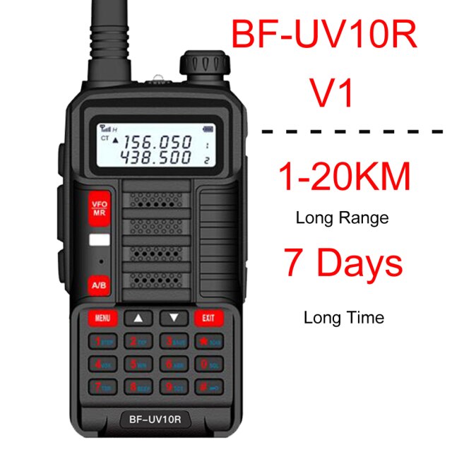 2021 Baofeng New Professional Walkie Talkie UV 10R 30km 128 Channels VHF UHF Dual Band Two Way CB Ham Radio Baofeng UV-10R