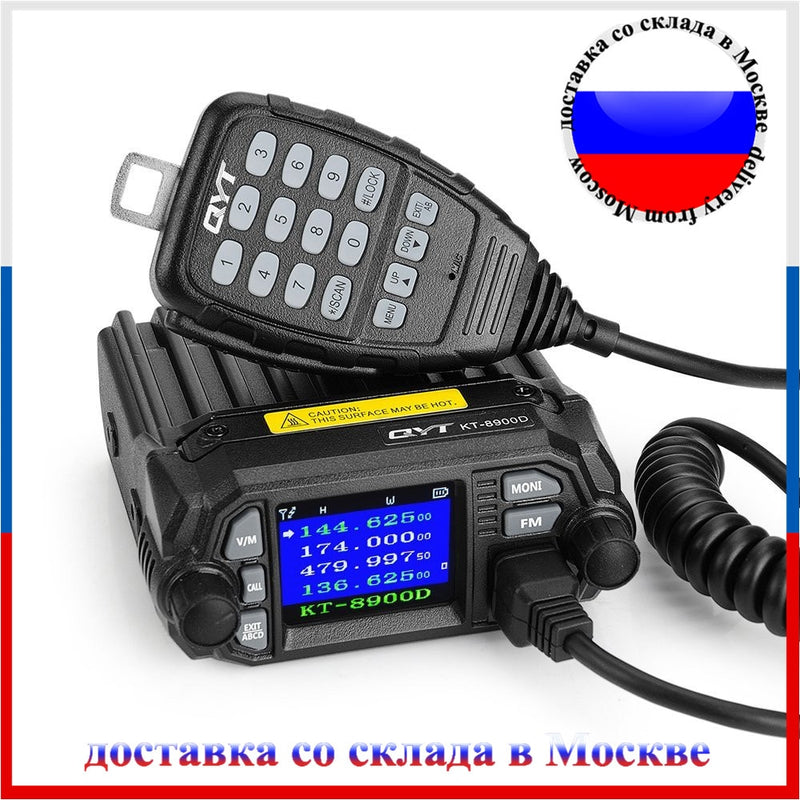 Klassisches QYT KT-8900D Mini-Mobilfunkgerät Dualband 136-174 MHz &amp; 400-480 MHz 25 W Mobil-Transceiver KT8900 Autoradiostation