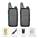 1/2/3/4/5/6PCS Mini Walkie Talkies WLN KD-C1 CB Radio Station UHF 430-440 KDC1 Ham Radio Transceiver Amateur Clear Voice Signal