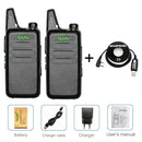 1/2/3/4/5/6PCS Mini Walkie Talkies WLN KD-C1 CB Radio Station UHF 430-440 KDC1 Ham Radio Transceiver Amateur Clear Voice Signal