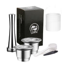 Cápsula de café de acero inoxidable ICafilas SVIP para Nespresso reutilizable Inox recargable Crema Espress cápsulas de filtro reutilizables