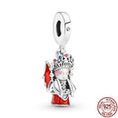 Hot Sale 100% Real 925 Sterling Silver Ariel Balloon Charm Fit Original Pandora Bracelet Making Fashion DIY Jewelry For Women