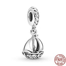 Hot Sale 100% Real 925 Sterling Silver Ariel Balloon Charm Fit Original Pandora Bracelet Making Fashion DIY Jewelry For Women