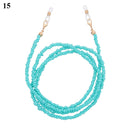 Bohemian Colored Mask Strap Beaded Glasses Chains Women Face Mask Lanyard Anti Slip Women&