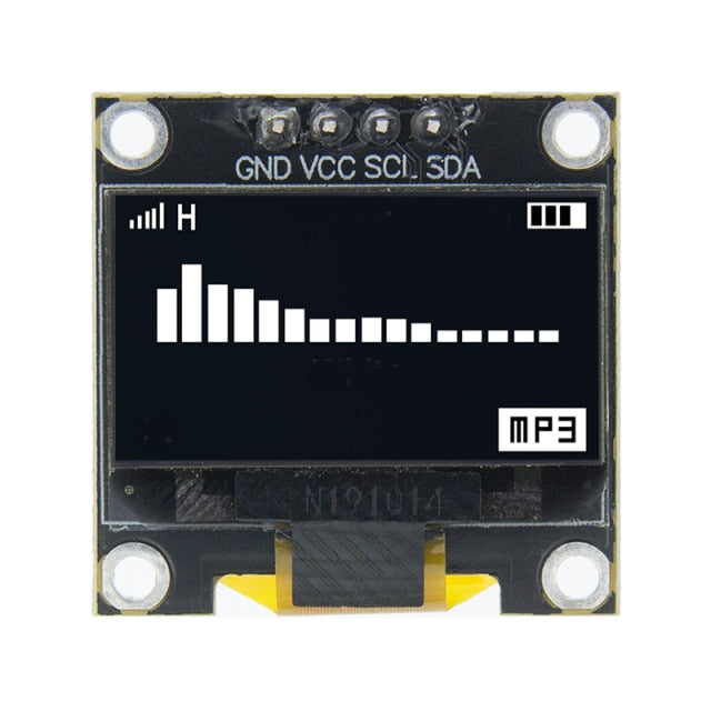 0,96 Zoll Oled IIC Serielles weißes OLED-Anzeigemodul 128X64 I2C SSD1306 12864 LCD-Bildschirmplatine für Arduino