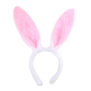 Women Ruffles Lace Headband Plush Cat Ears Ribbon Bell Lolita Cosplay Hair Hoop