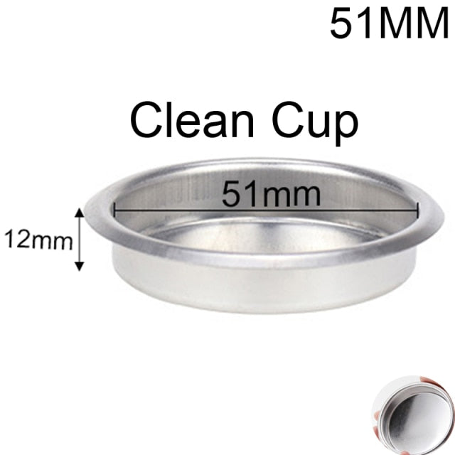 Kaffee Siebträger ohne Boden für Filter 51 mm Ersatzfilterkorb Kaffeezubehör