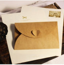 (10 unids/lote) Mini 10,5x7,2 cm amor hebilla perla sobres invitaciones de boda tarjetas de felicitación de Año Nuevo tarjetas de Navidad