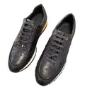hexiaofengdedian men shoes men ostrich shoes ostrich leather shoes male ostrich shoes leisure shoes