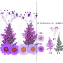 Small Real Dried Flower Natural Dry Plants For Candle Epoxy Resin Pendant Necklace Jewelry Making Craft DIY Accessori