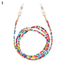 Bohemian Colored Mask Strap Beaded Glasses Chains Women Face Mask Lanyard Anti Slip Women&