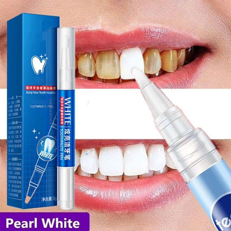 Zahnweiß-Stift Reinigungsserum Plaque-Flecken-Entferner Zahnaufheller Zahnaufheller Mundhygienepflege Zahnaufheller 3ml