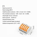 30/50/100pcs Universal Cable wire Connectors 222 TYPE Fast Home Compact wire Connection push in Wiring Terminal Block 2-8 Pin