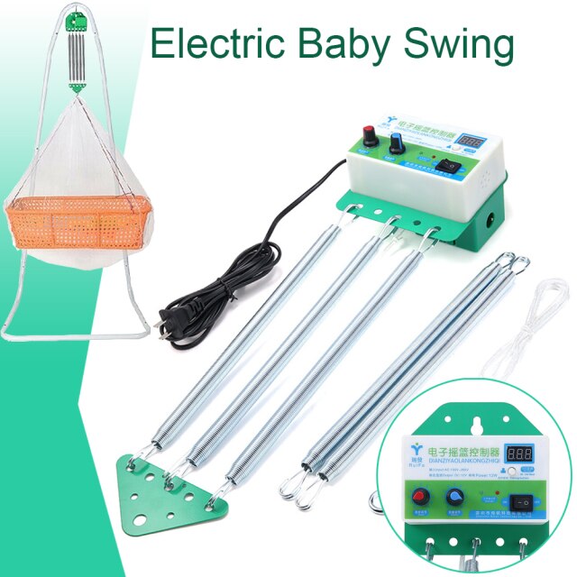 Controlador de cuna de bebé con adaptador de Alemania potencia externa Auto Rock Play vibrador Sleeper Baby Swing Motor de repuesto
